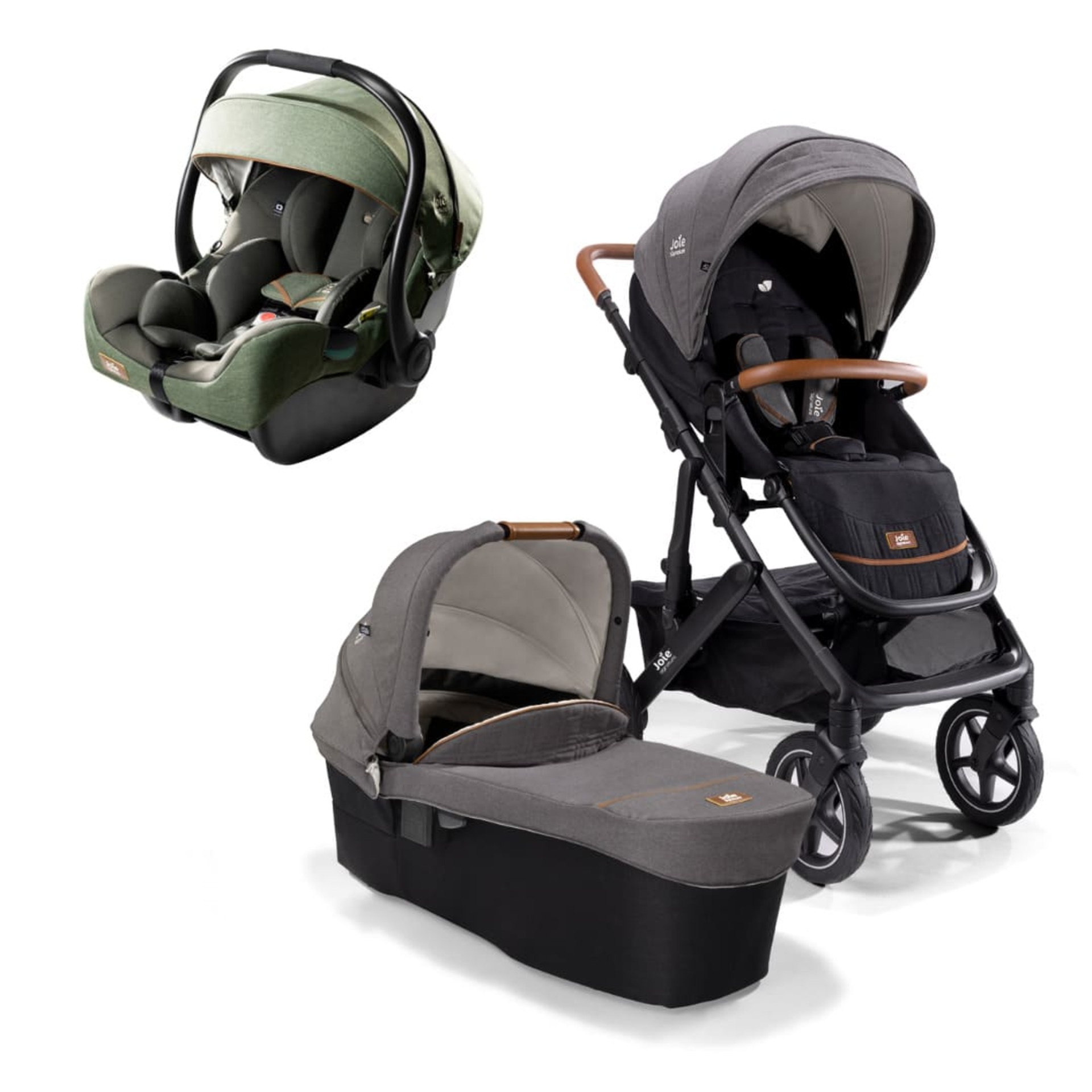 Joie Signature Vinca Kinderwagen Carbon inkl. Joie i-Jemini Babyschale Pine - Joie Signature Vinca Kinderwagen Carbon inkl. Joie i-Jemini Babyschale Pine bei babybrands.de kaufen ✓ sicher, einfach & bequem online bestellen ✓